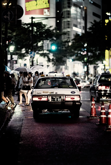 Stuck at the lights, Shibuya