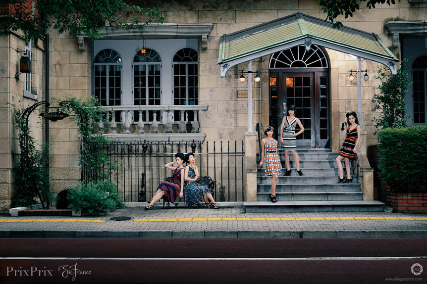 Fashion shoot for Pri Prix's line of Eva Franco clothing