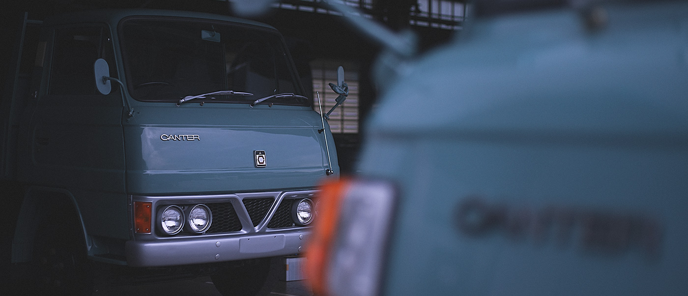 1960s Mitsubishi Canter - part of the Mitsubishi-Fuso heritage truck collection